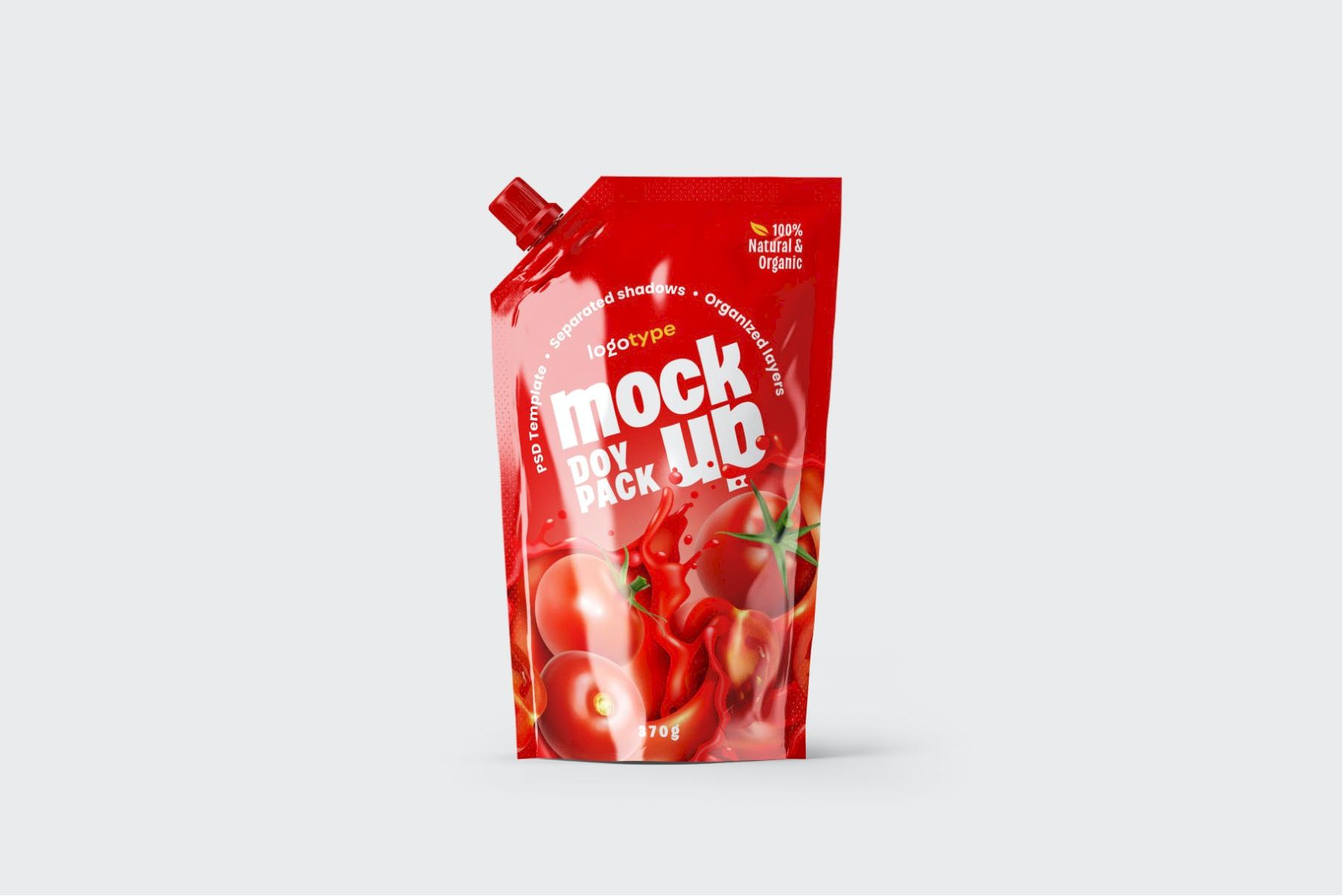 自立吸嘴袋包装样机套装 Doypack Packaging Mockup Set | Pouch插图5