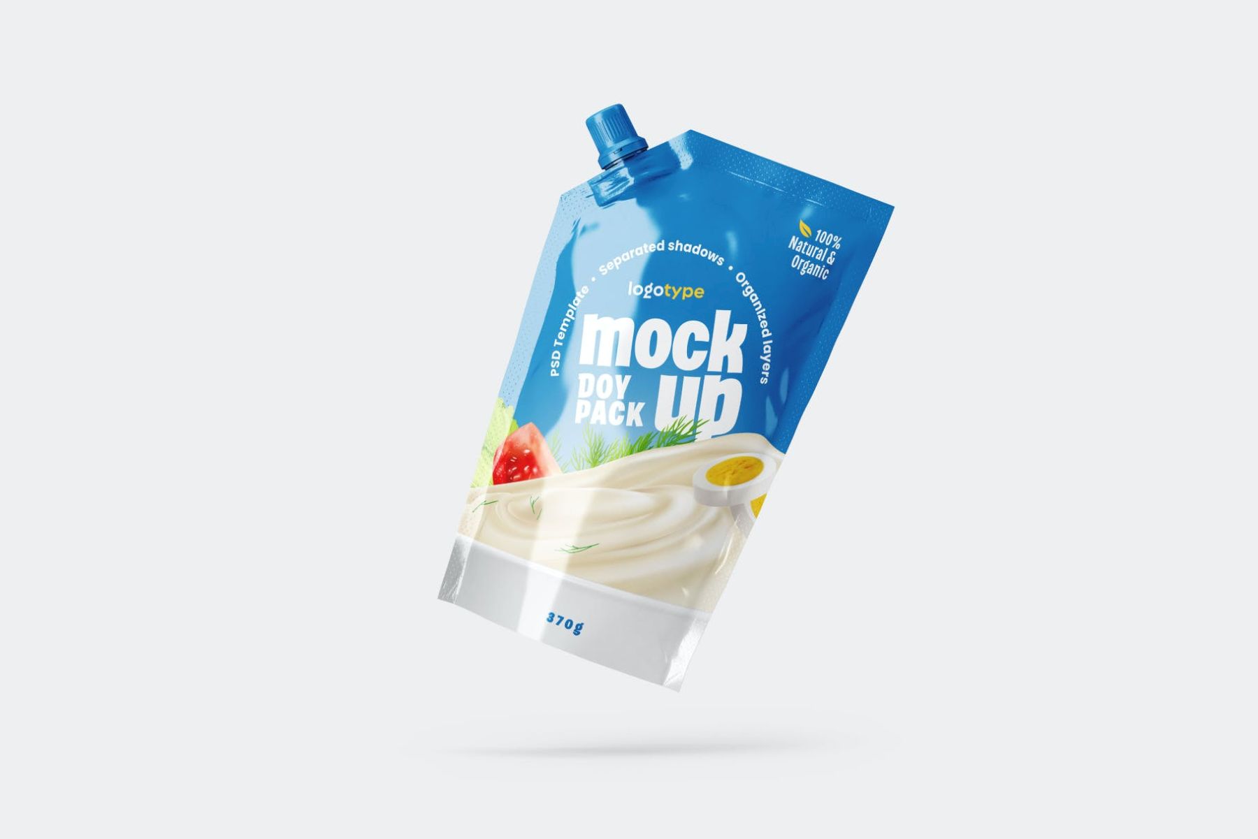 自立吸嘴袋包装样机套装 Doypack Packaging Mockup Set | Pouch插图8
