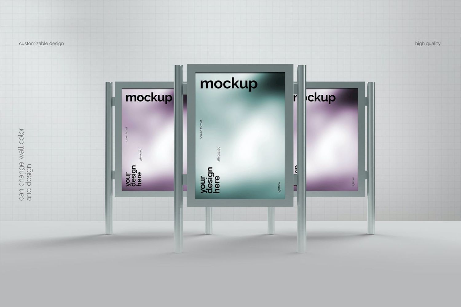 城市之光海报样机 Citylight Poster Mockup插图8