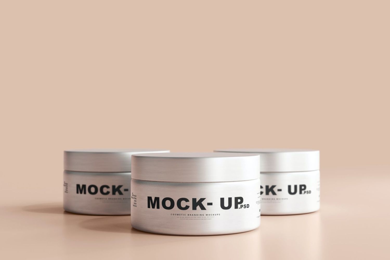 铝化妆品样机包 Aluminum Cosmetic Mockup Bundle插图4