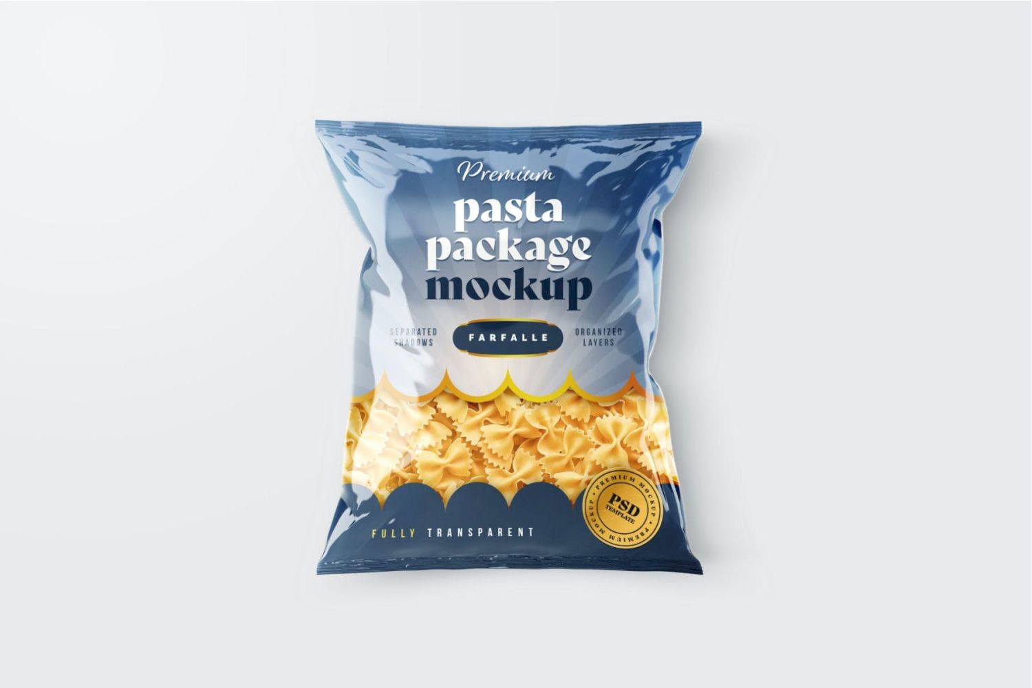 意大利面袋包装样机套装 Pasta Bag Packaging Mockup Set插图4