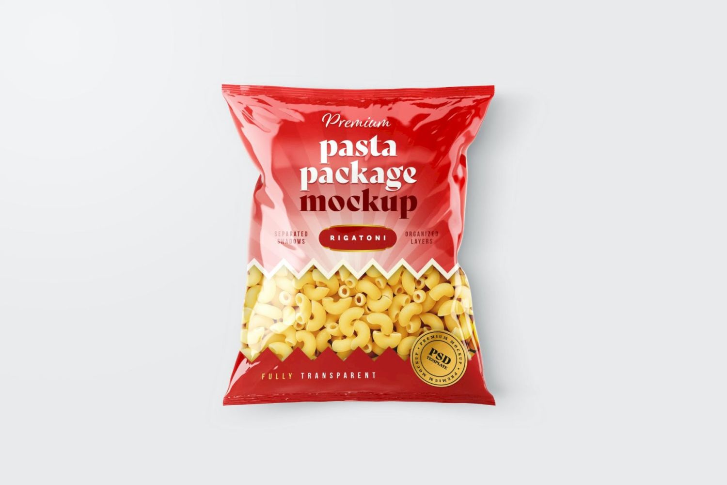 意大利面袋包装样机套装 Pasta Bag Packaging Mockup Set插图5