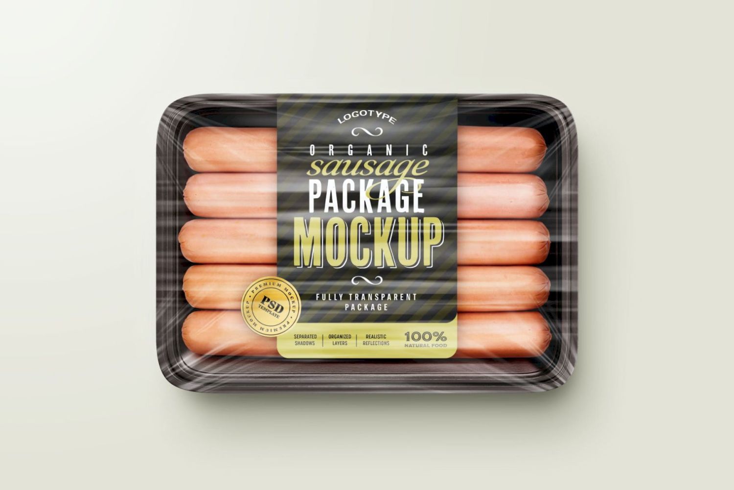 香肠包样机套装 Sausage Package Mockup Set插图2