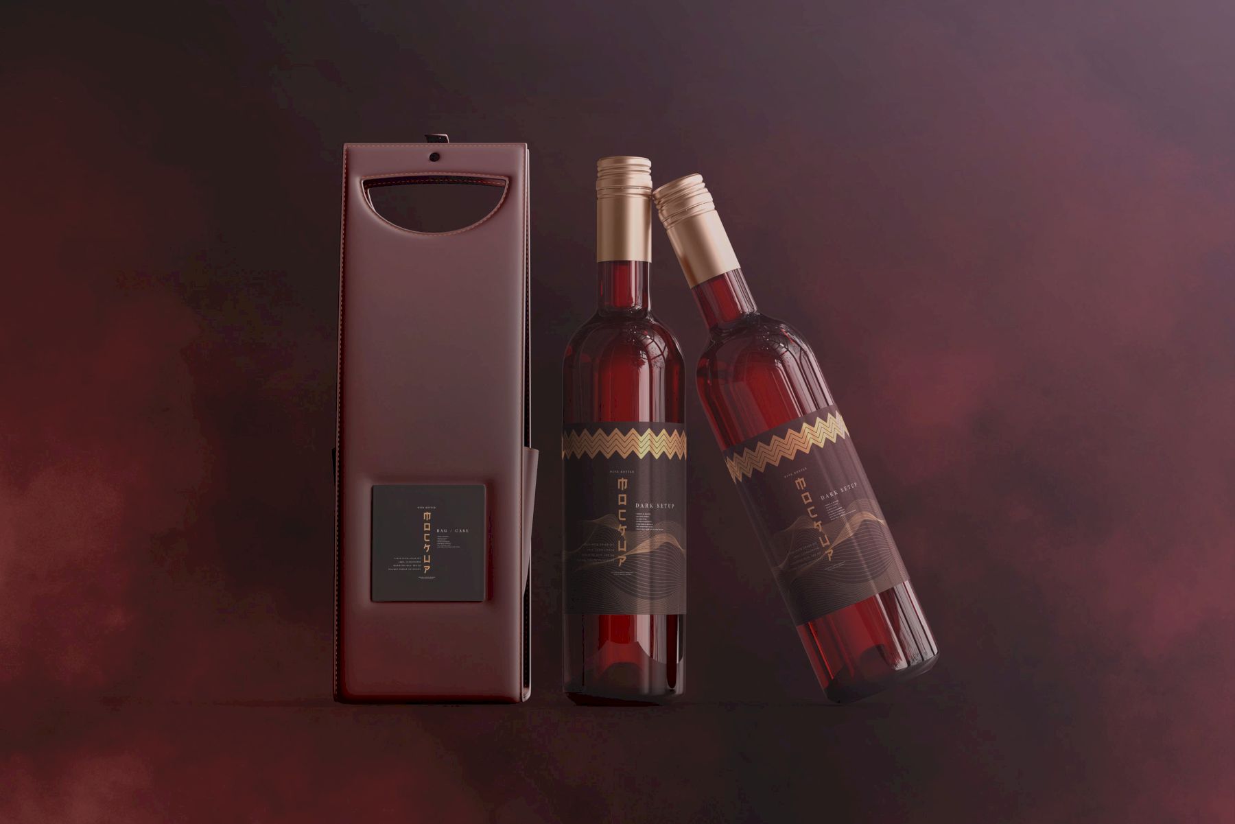 葡萄酒品牌样机系列 Wine Branding Mockup Collection插图74