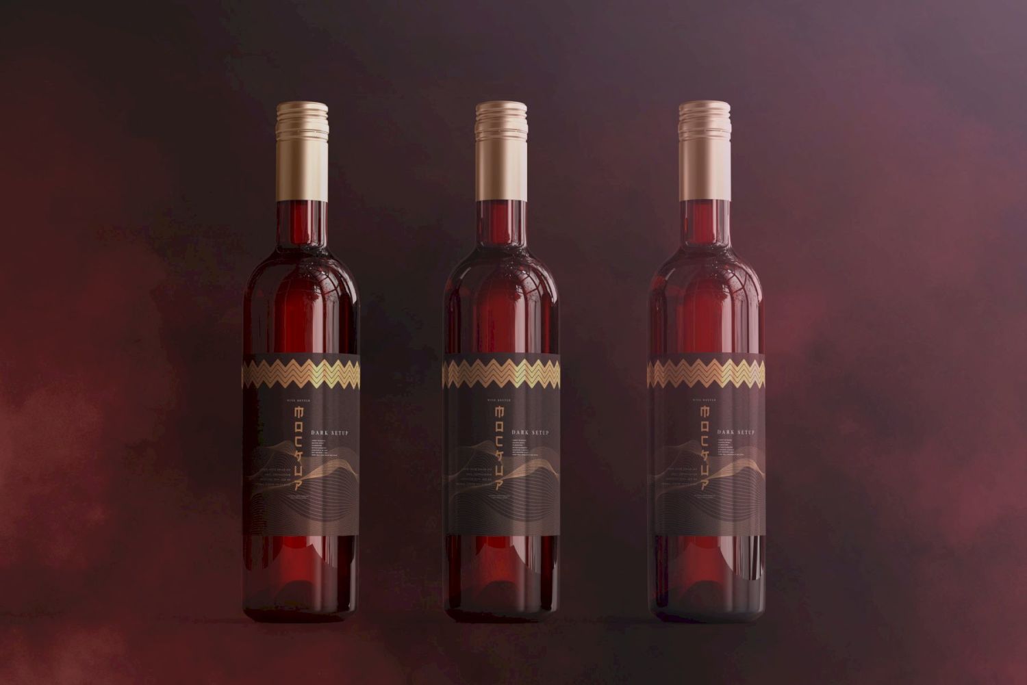 葡萄酒品牌样机系列 Wine Branding Mockup Collection插图67