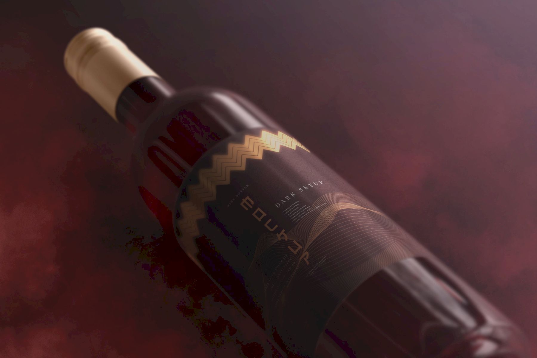 葡萄酒品牌样机系列 Wine Branding Mockup Collection插图84
