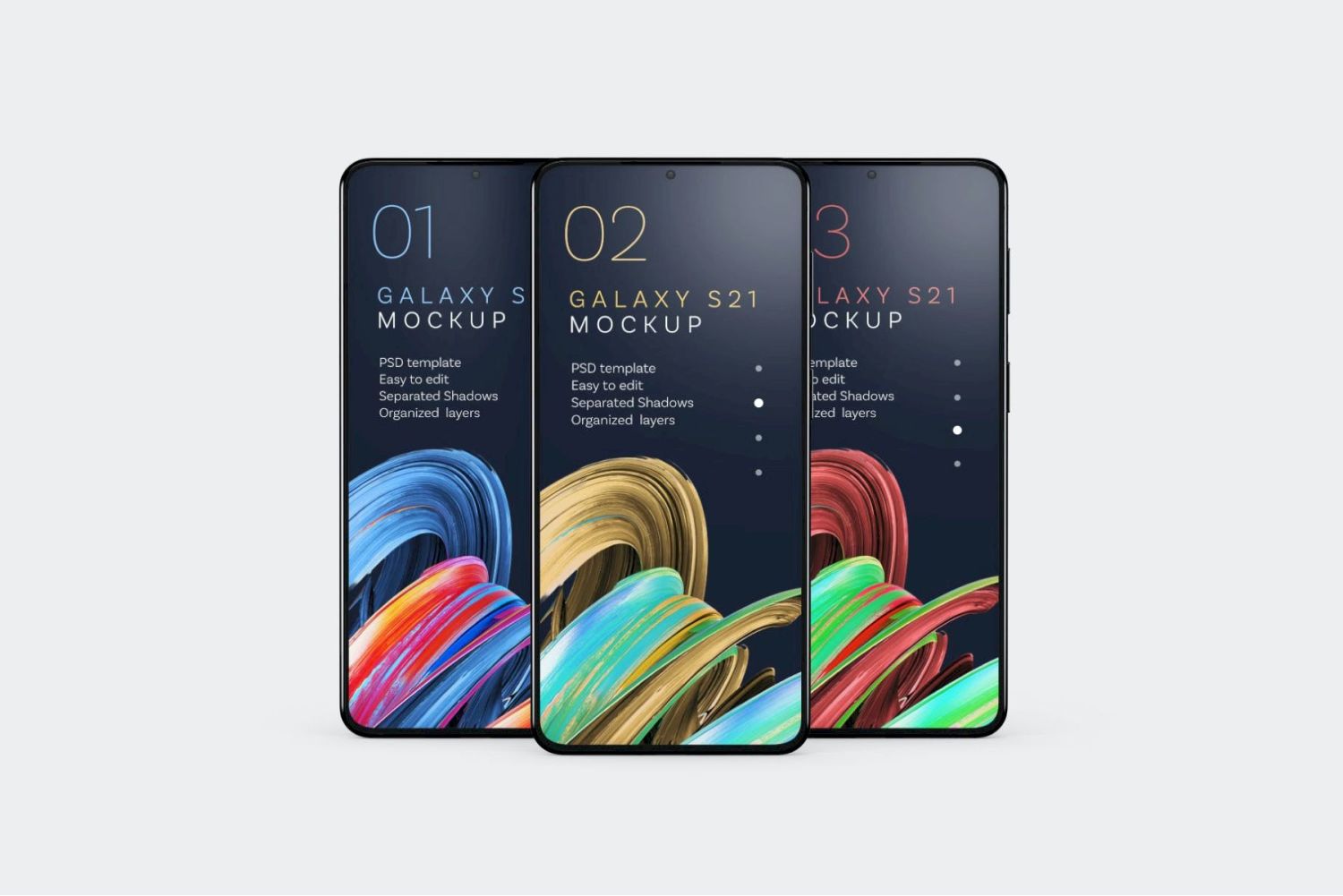 Galaxy S21 样机套装 Galaxy S21 Mockup Set插图8