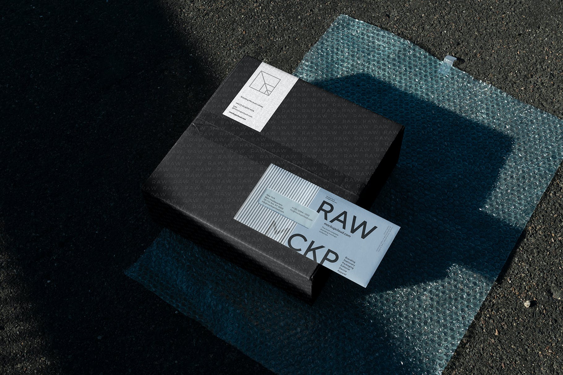 包装和信封品牌样机场景 Raw-01-06