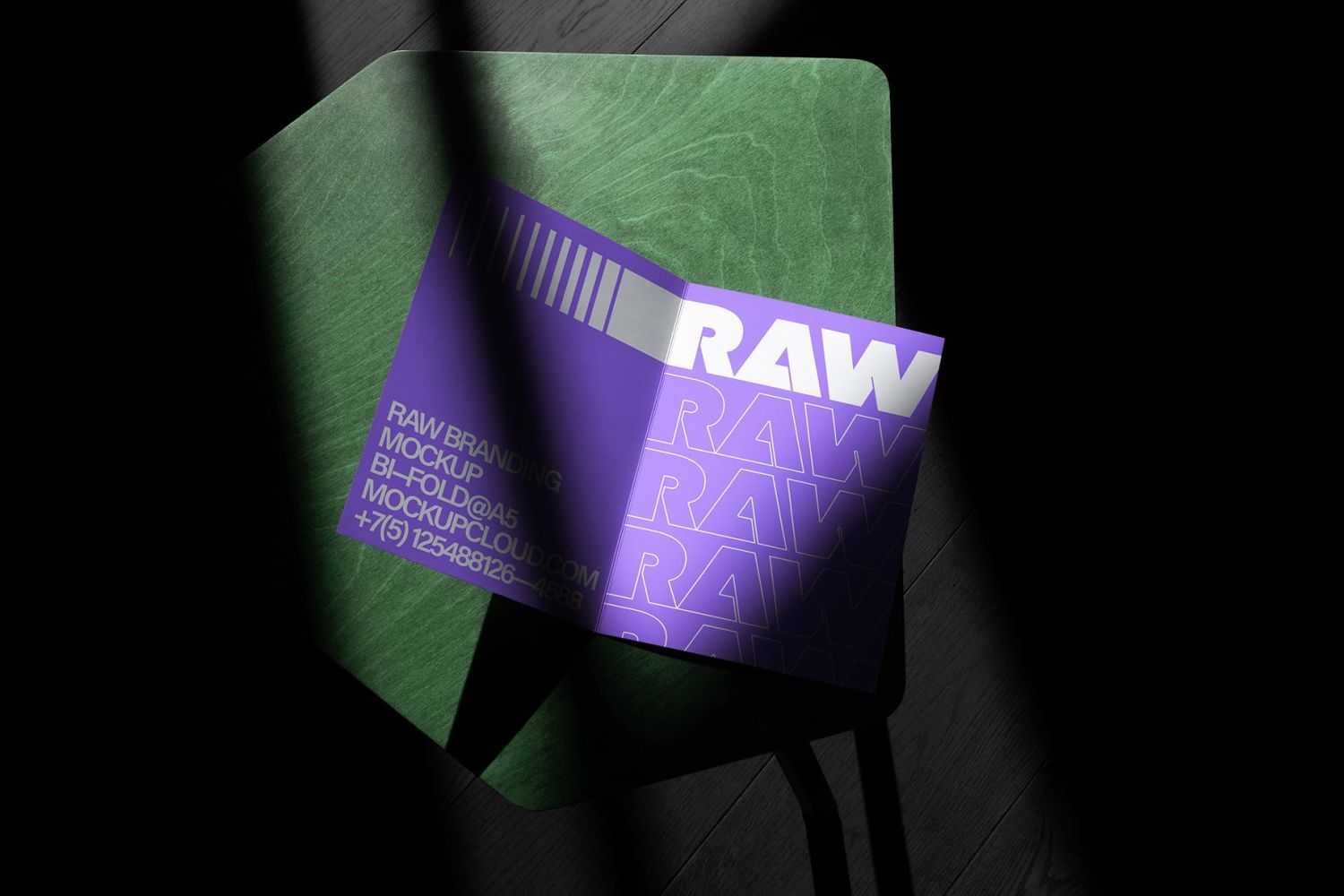 双折小册子品牌样机场景 Raw-03-09插图