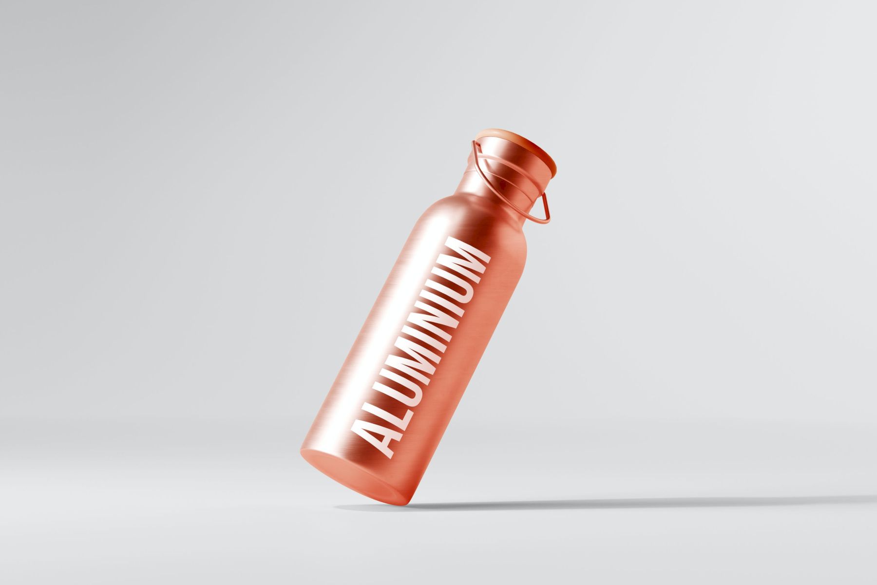 铝水瓶样机包 Aluminum Water Bottle Mockup Bundle插图3