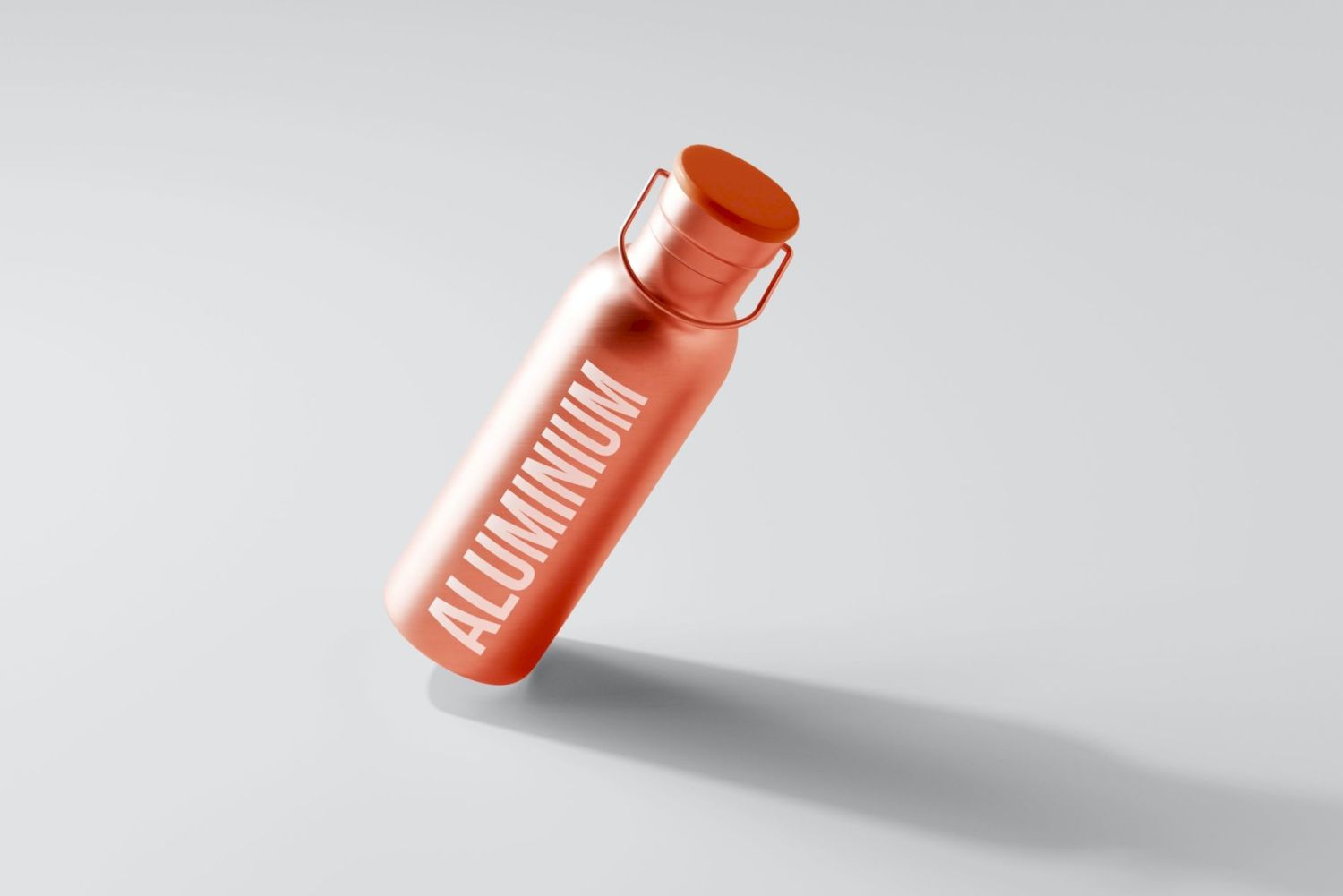 铝水瓶样机包 Aluminum Water Bottle Mockup Bundle插图7