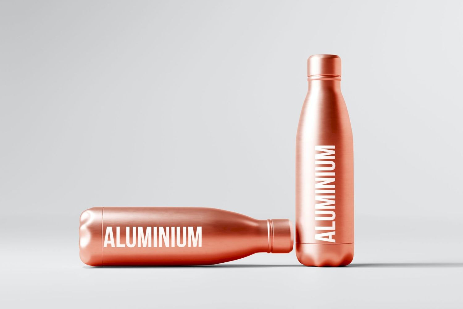 铝水瓶样机包 Aluminum Water Bottle Mockup Bundle插图12