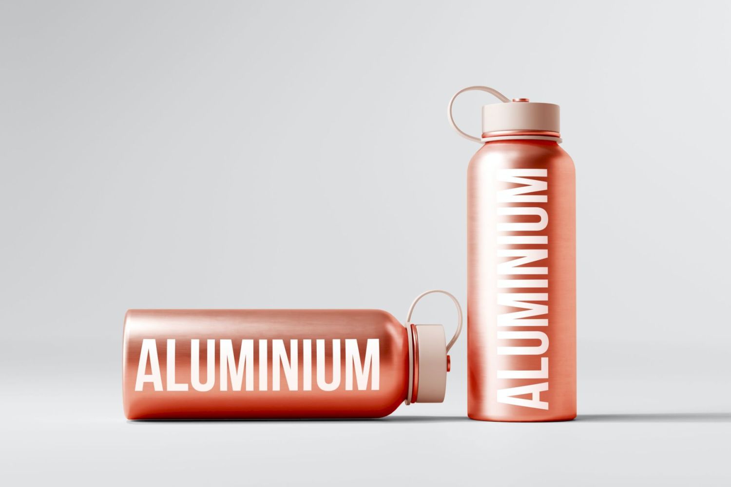 铝水瓶样机包 Aluminum Water Bottle Mockup Bundle插图21