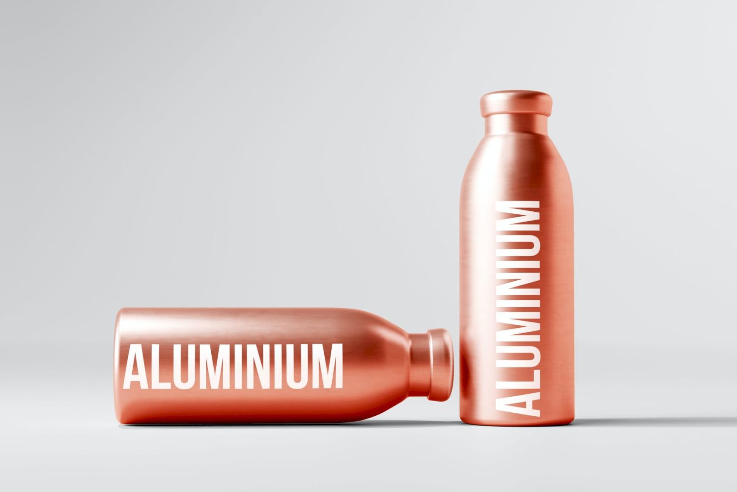 铝水瓶样机包 Aluminum Water Bottle Mockup Bundle插图30