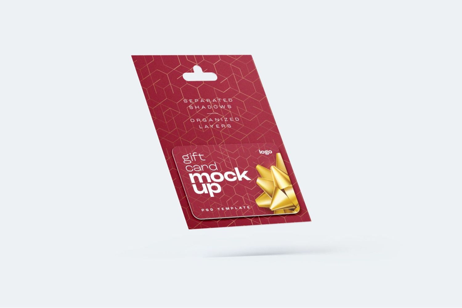 礼品卡样机集 Gift Card Mockup Set插图6