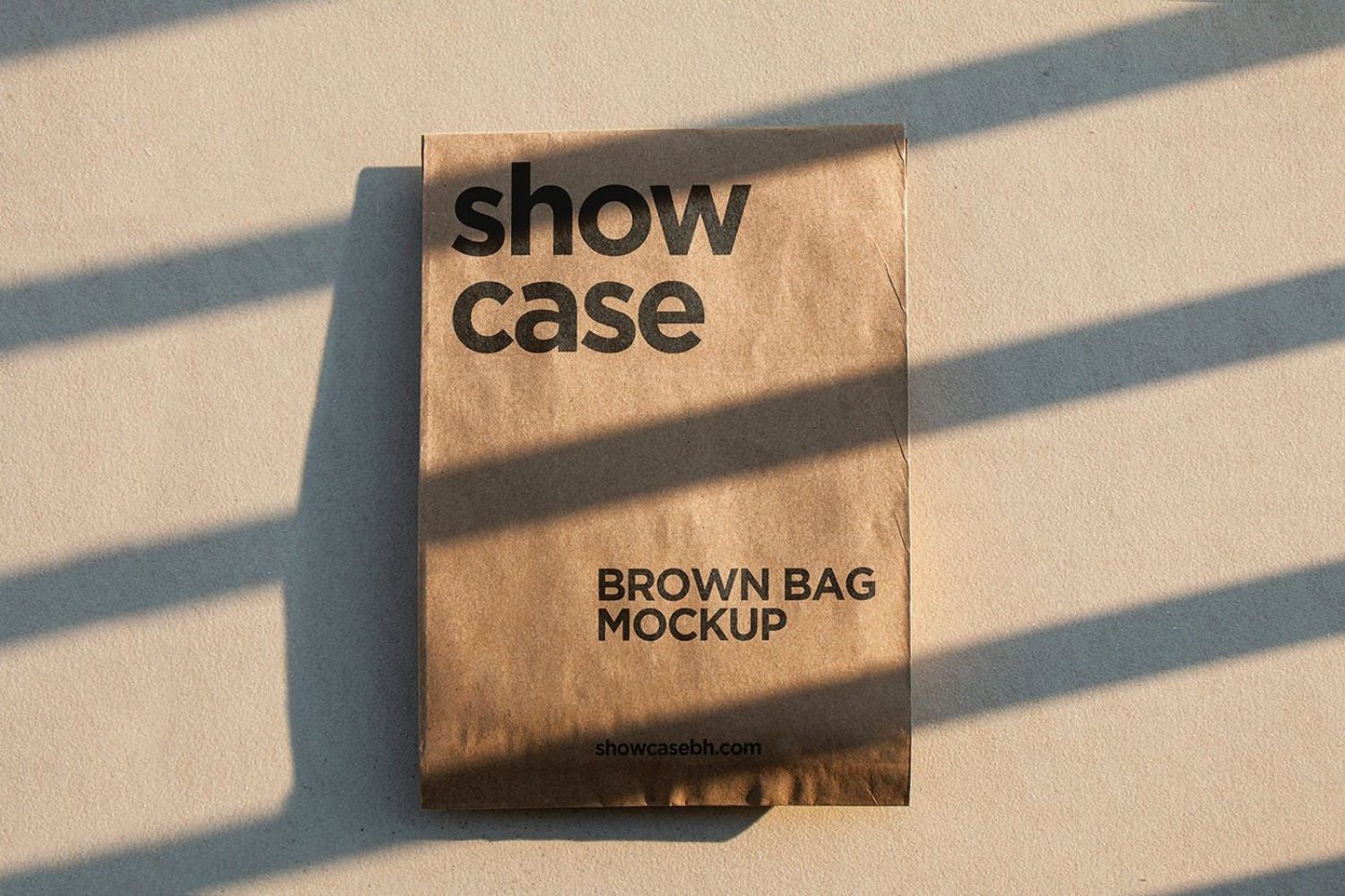 棕色纸袋样机 Brown Bag Mockup插图