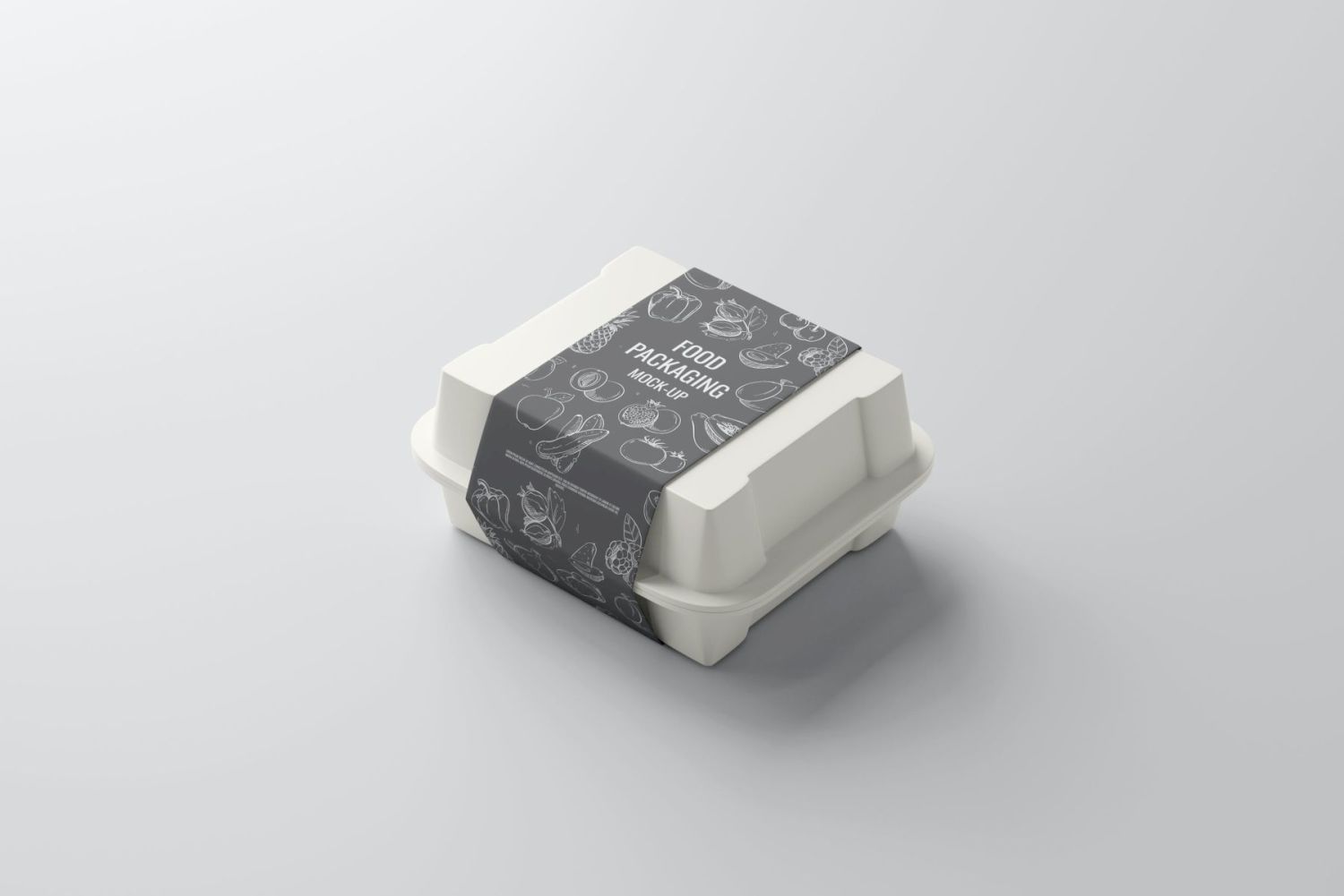 食品包装盒样机 Food Container Mockup插图