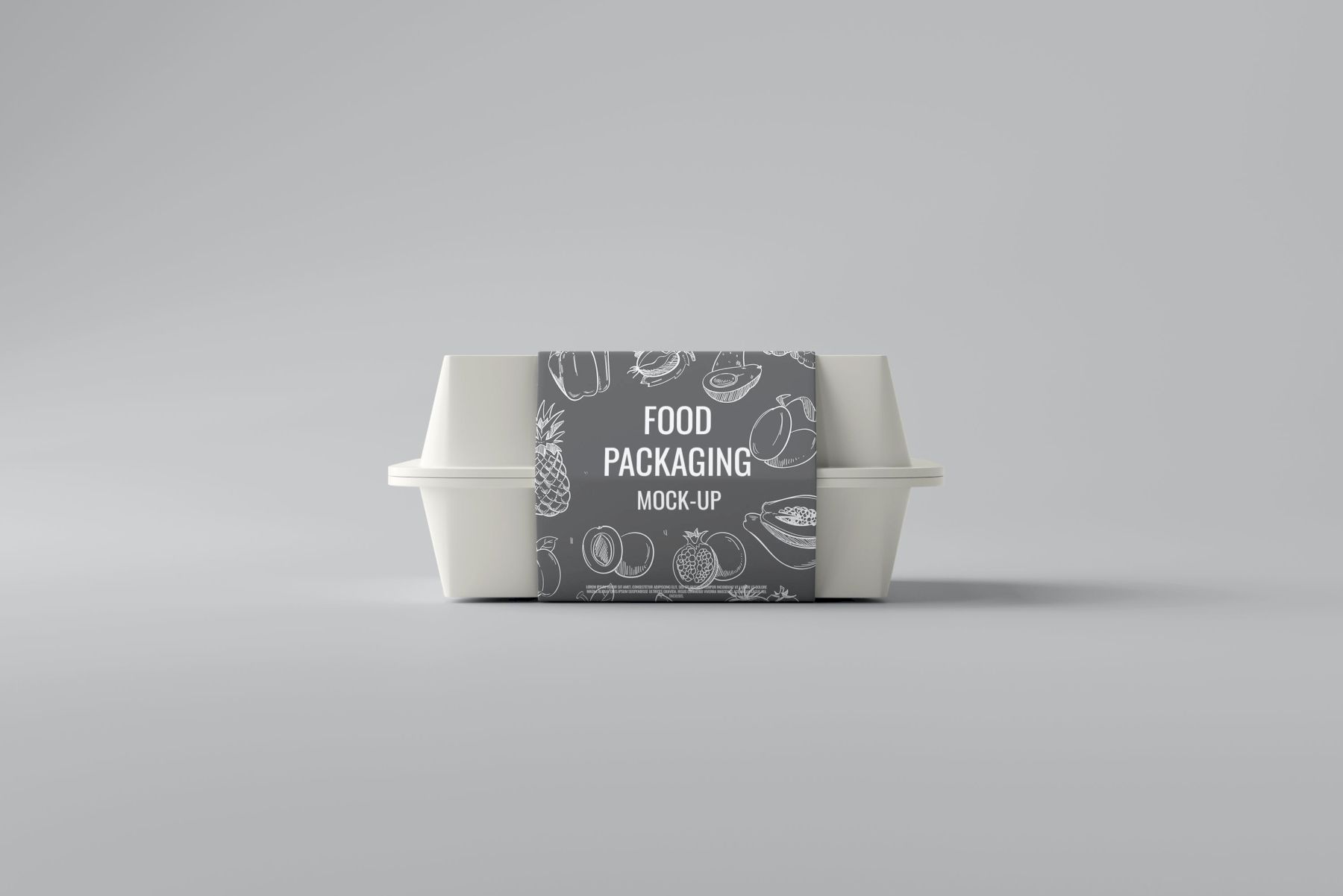 食品包装盒样机 Food Container Mockup插图1