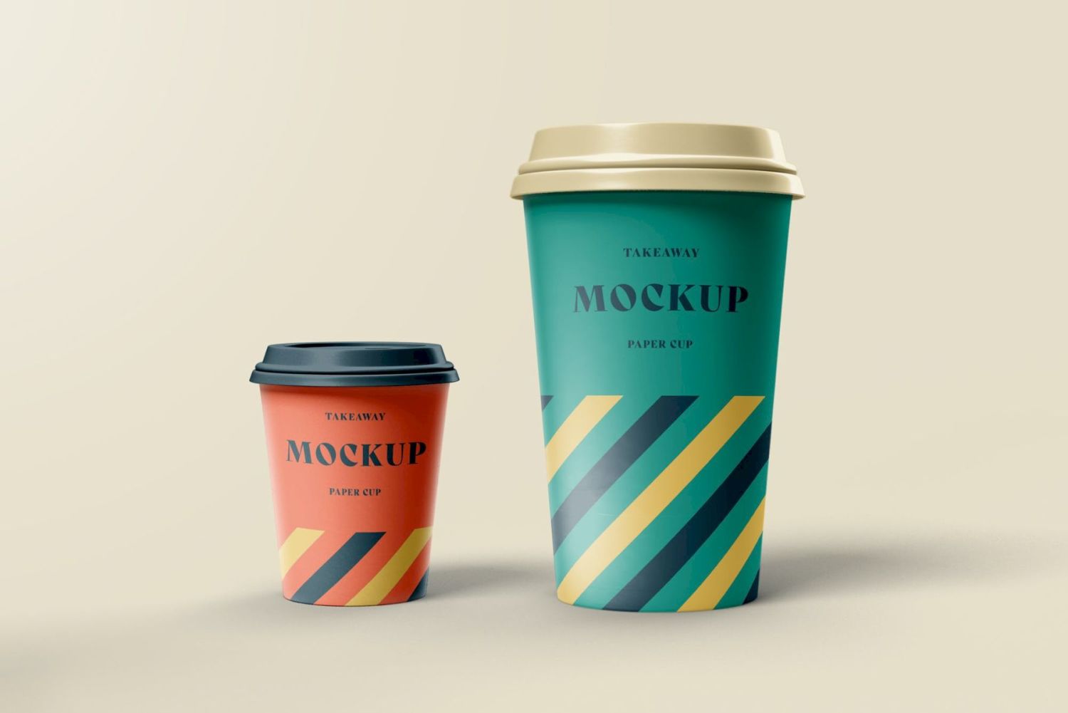 带走纸咖啡杯样机 Take Away Paper Coffee Cup Mockups插图11