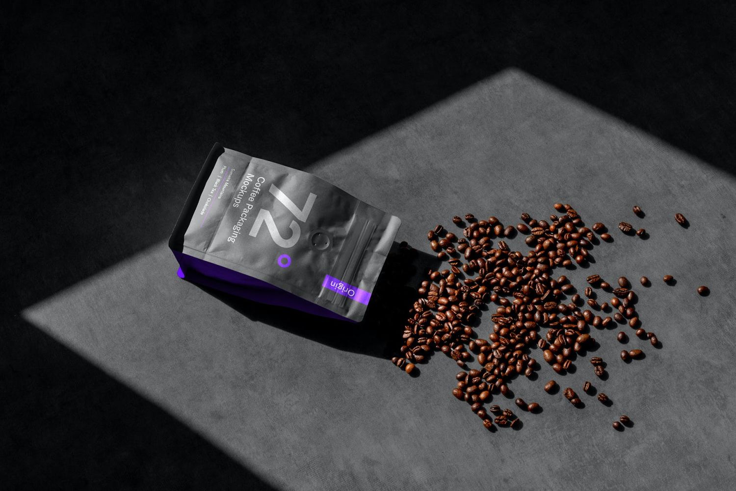原产地咖啡包装和品牌样机模板的合集插图5