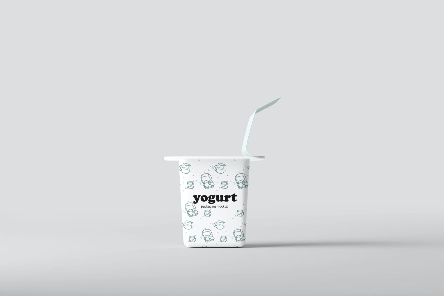 酸奶杯样机插图11