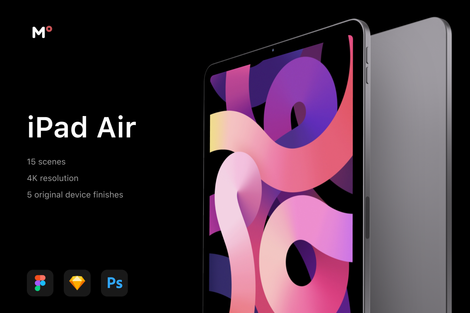 iPad Air 第五代样机场景插图